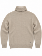 Maglia Gianni Lupo Beige dolcevita ciniglia GL536 BEIGE GIANNI LUPO 