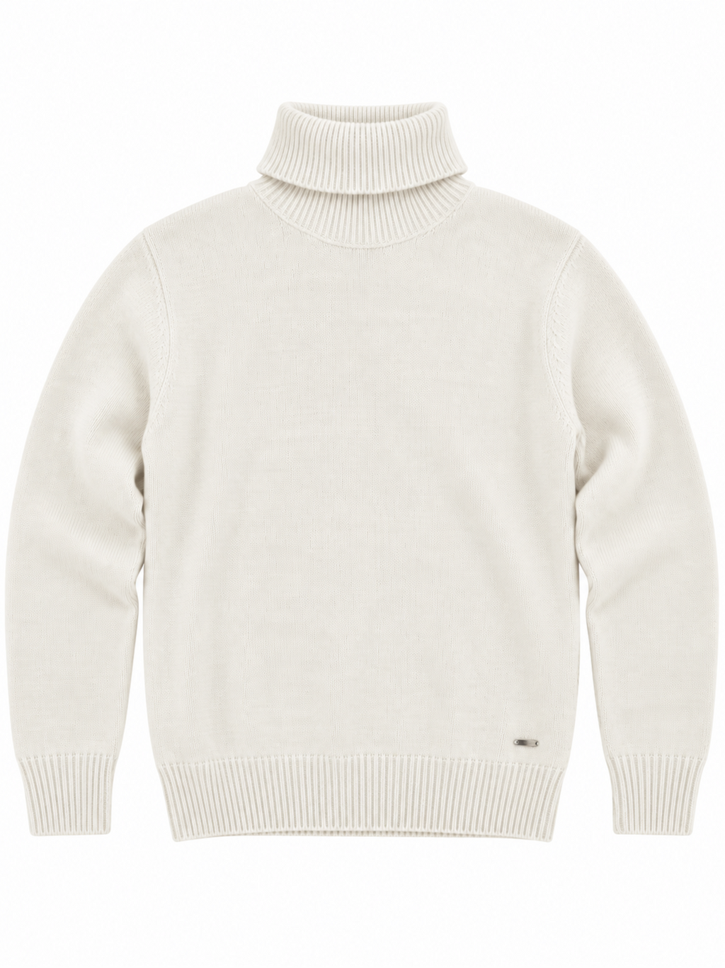 Maglia Gianni Lupo Panna dolcevita ciniglia GL536 WHITE GIANNI LUPO 