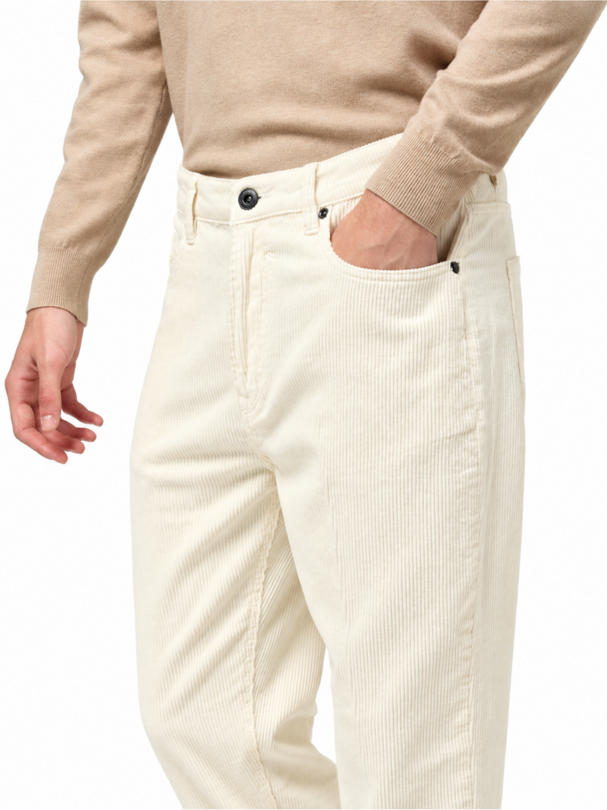 Pantalone Gianni Lupo Panna cooper in velluto GL6227Q PANNA GIANNI LUPO 