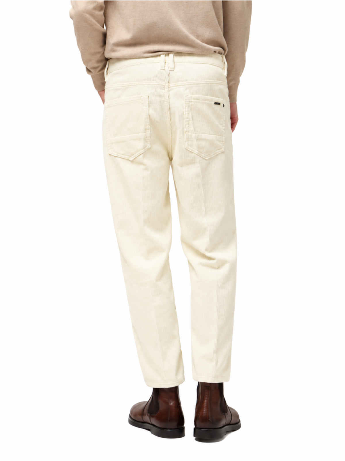 Pantalone Gianni Lupo Panna cooper in velluto GL6227Q PANNA GIANNI LUPO 