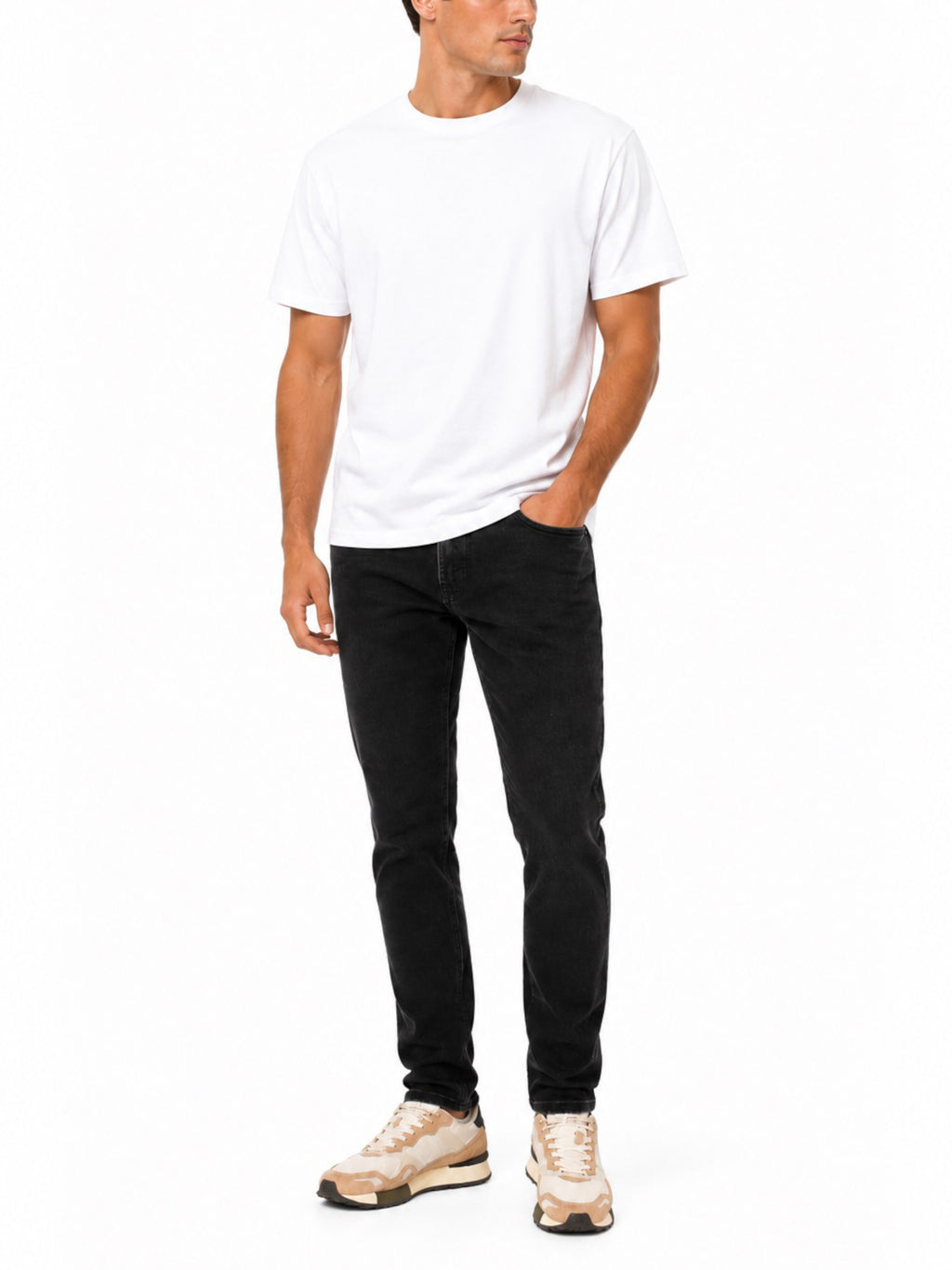Jeans Gianni Lupo Kevin Nero slim fit GL6303Q NERO GIANNI LUPO 
