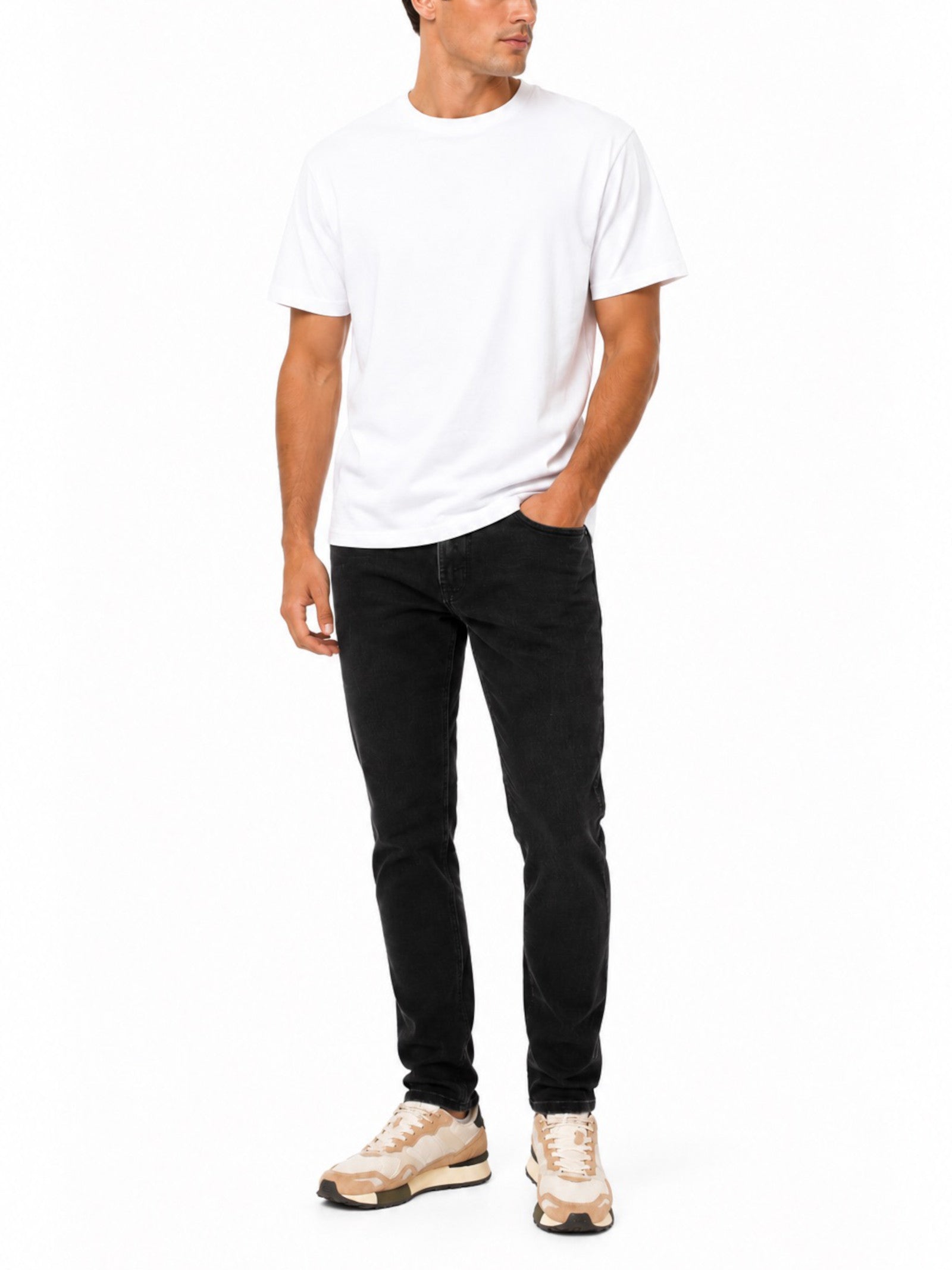 Jeans Gianni Lupo Kevin Nero slim fit GL6303Q NERO GIANNI LUPO 
