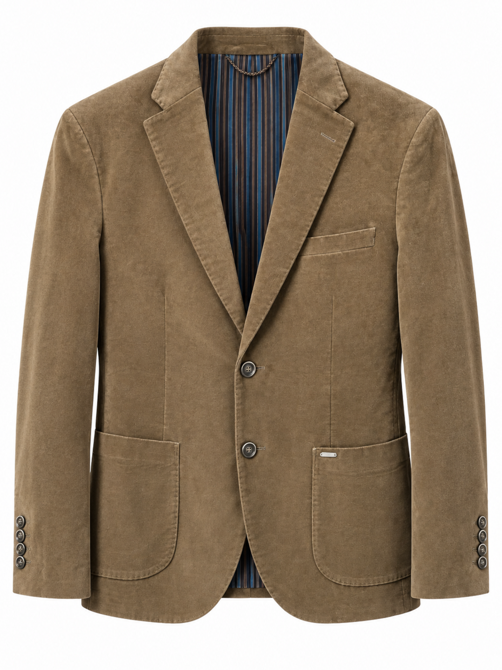 Giacca Gianni Lupo Fango in velluto liscio GL7055 MILITARY GIANNI LUPO 