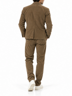 Chino Gianni Lupo Fango in velluto liscio GL7057 MILITARY GIANNI LUPO 