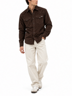 Camicia Gianni Lupo Marrone western GL7800S COFFEE GIANNI LUPO 