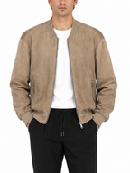 Bomber Gianni Lupo Beige scamosciato GL9715 BEIGE GIANNI LUPO 
