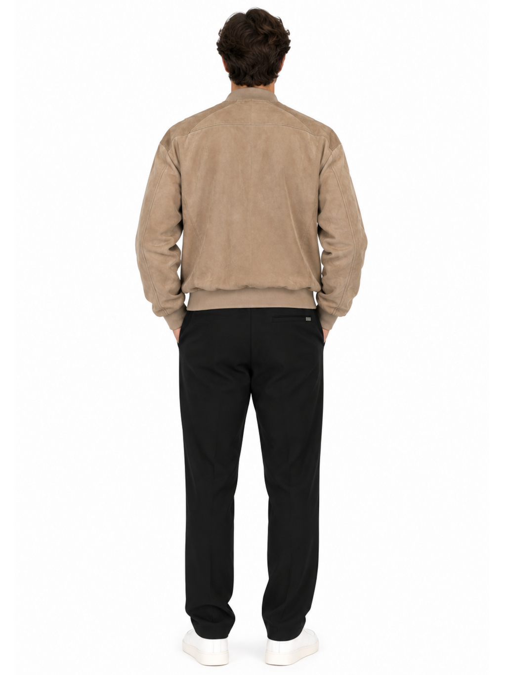 Bomber Gianni Lupo Beige scamosciato GL9715 BEIGE GIANNI LUPO 