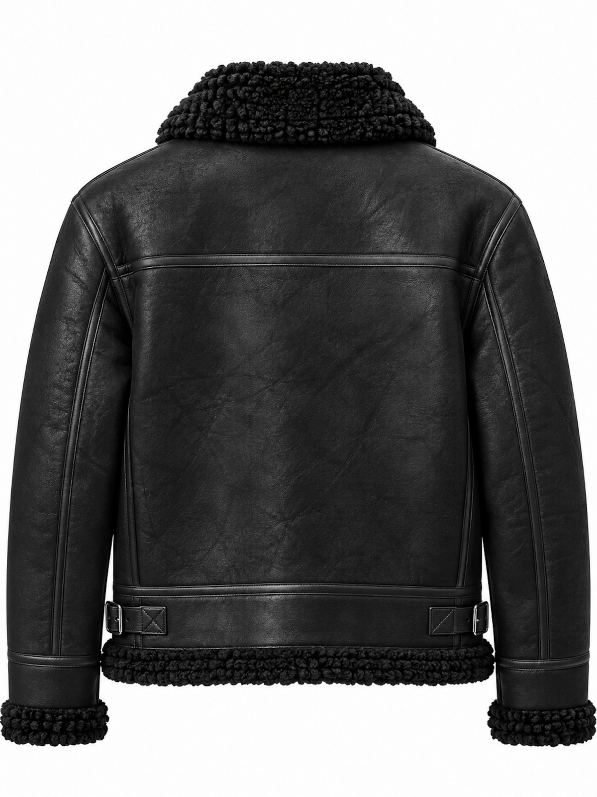 Bomber Gianni Lupo Nero Montone GL9800 NERO GIANNI LUPO 