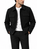 Overshirt Gianni Lupo Nero con taschini GL9851 NERO GIANNI LUPO 