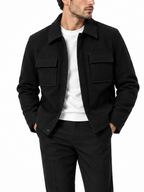 Overshirt Gianni Lupo Nero con taschini GL9851 NERO GIANNI LUPO 