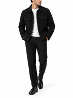 Overshirt Gianni Lupo Nero con taschini GL9851 NERO GIANNI LUPO 