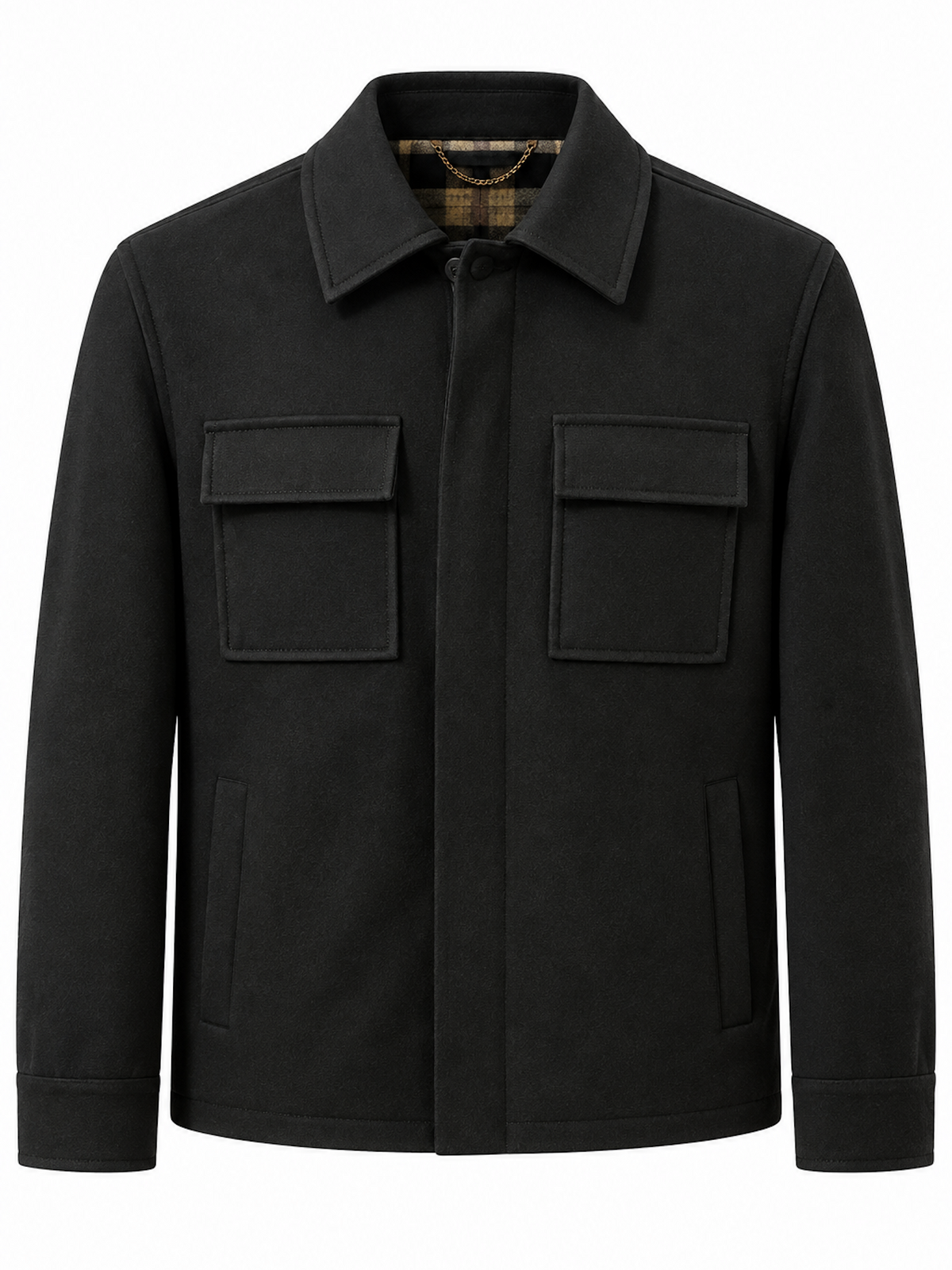 Overshirt Gianni Lupo Nero con taschini GL9851 NERO GIANNI LUPO 