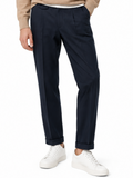Chino Gianni Lupo Blu slim fit fustagno operato GN21846 NAVY GIANNI LUPO 