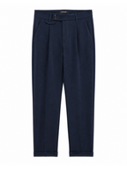 Chino Gianni Lupo Blu slim fit fustagno operato GN21846 NAVY GIANNI LUPO 