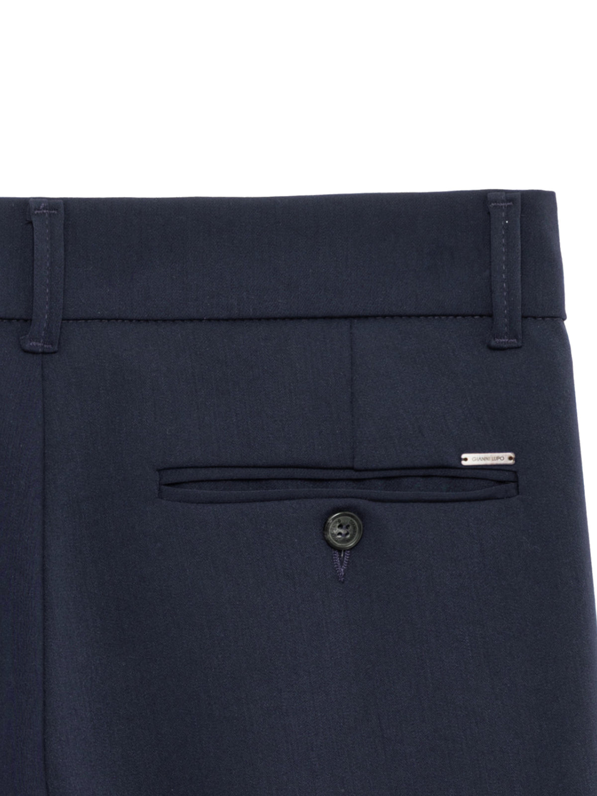 Chino Gianni Lupo Blu slim fit fustagno operato GN21846 NAVY GIANNI LUPO 