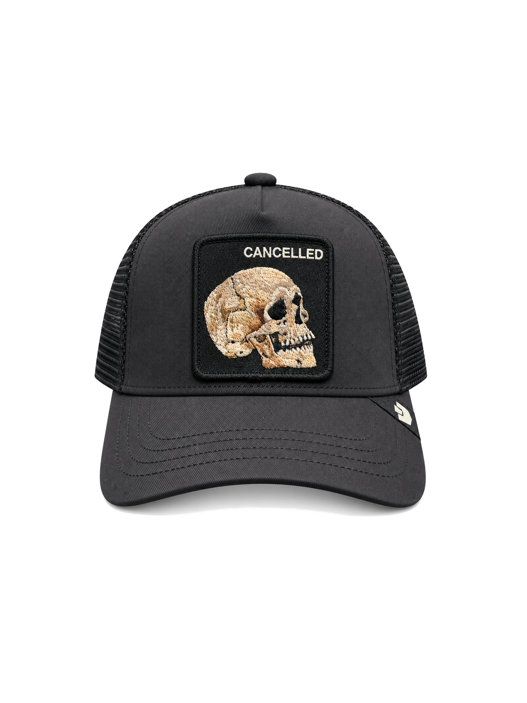 Berretto Goorin Bros Nero Cancelled skull 1012392 VOI01 GOORIN BROS 
