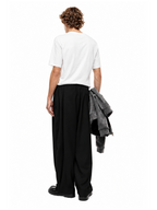 Pantalone Imperial Nero Pinces ampio PE6YMBV NERO IMPERIAL 
