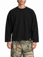 T-shirt Imperial Nero Cropped a manica lunga T7230P1001 NERO IMPERIAL 