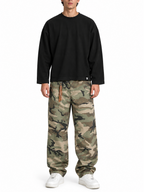 T-shirt Imperial Nero Cropped a manica lunga T7230P1001 NERO IMPERIAL 