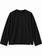 T-shirt Imperial Nero Cropped a manica lunga T7230P1001 NERO IMPERIAL 