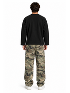 T-shirt Imperial Nero Cropped a manica lunga T7230P1001 NERO IMPERIAL 