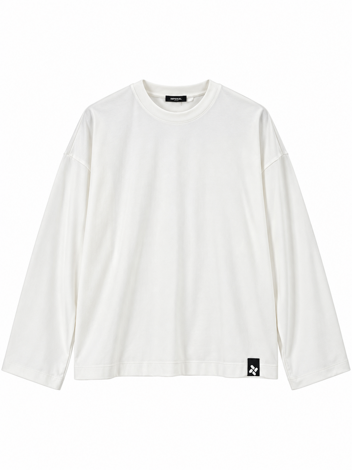 T-shirt Imperial Panna Cropped a manica lunga T7230P1001 PANNA IMPERIAL 
