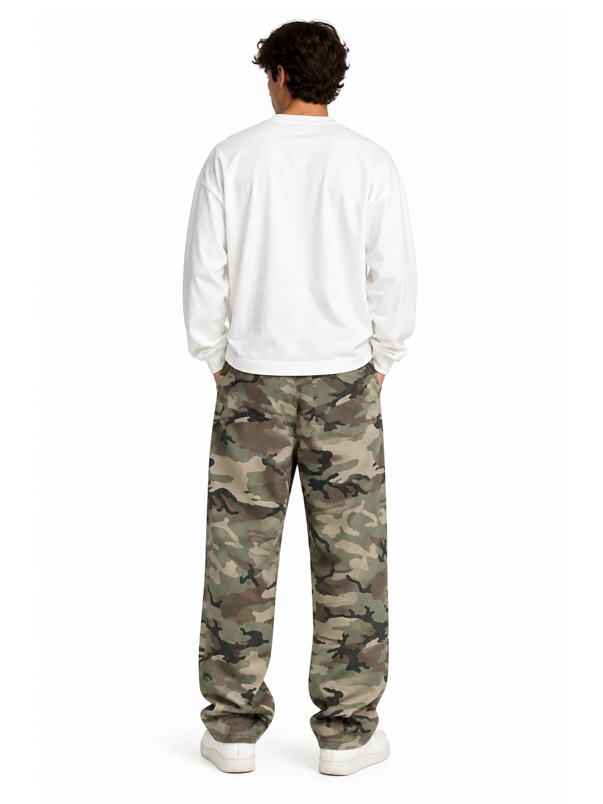 T-shirt Imperial Panna Cropped a manica lunga T7230P1001 PANNA IMPERIAL 