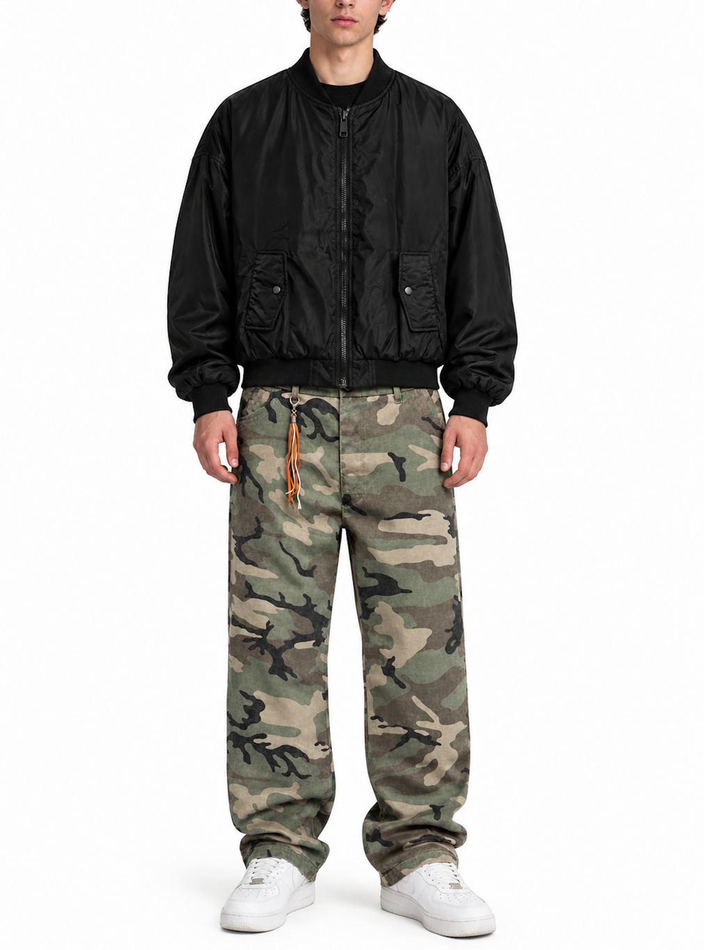 Bomber Imperial Nero con tasche V897933056 NERO IMPERIAL 