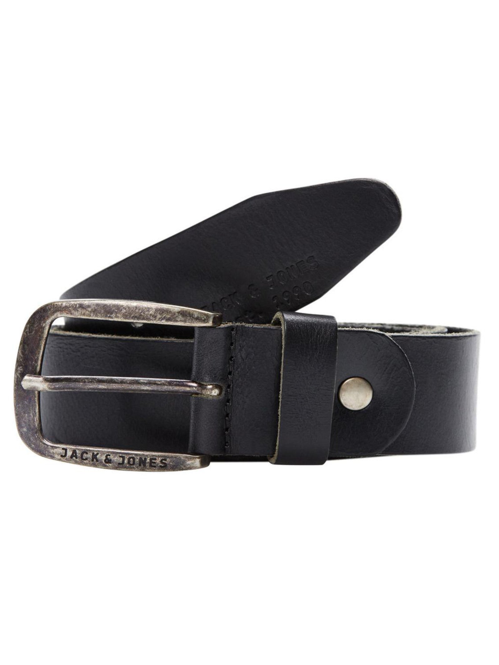 Cintura Jack & Jones Nera Paul in pelle 12111286 /Black JACK & JONES 