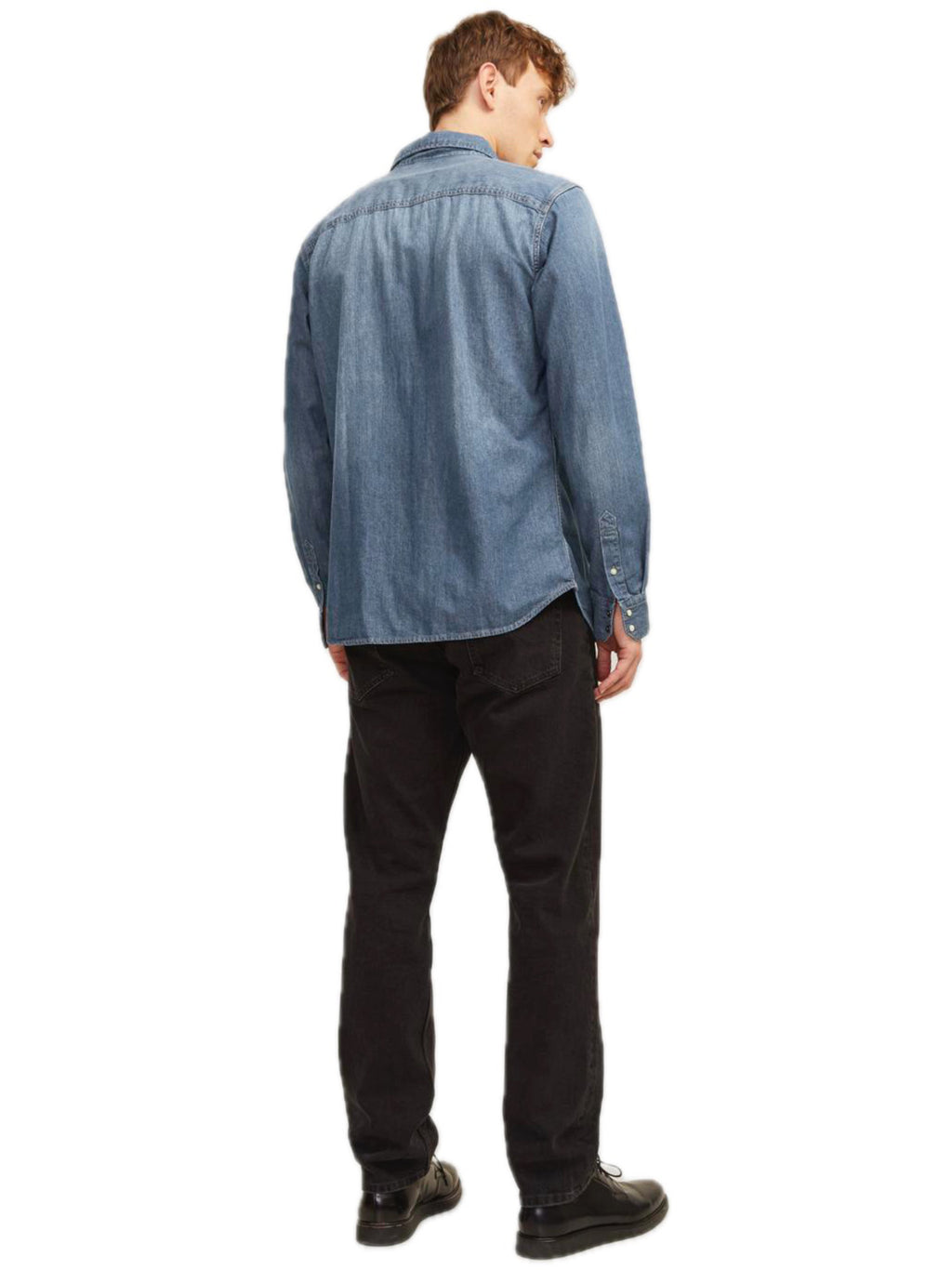 Camicia Jack & Jones Seridan Medium Blue Denim 12138115 /Medium Blue Denim JACK & JONES 
