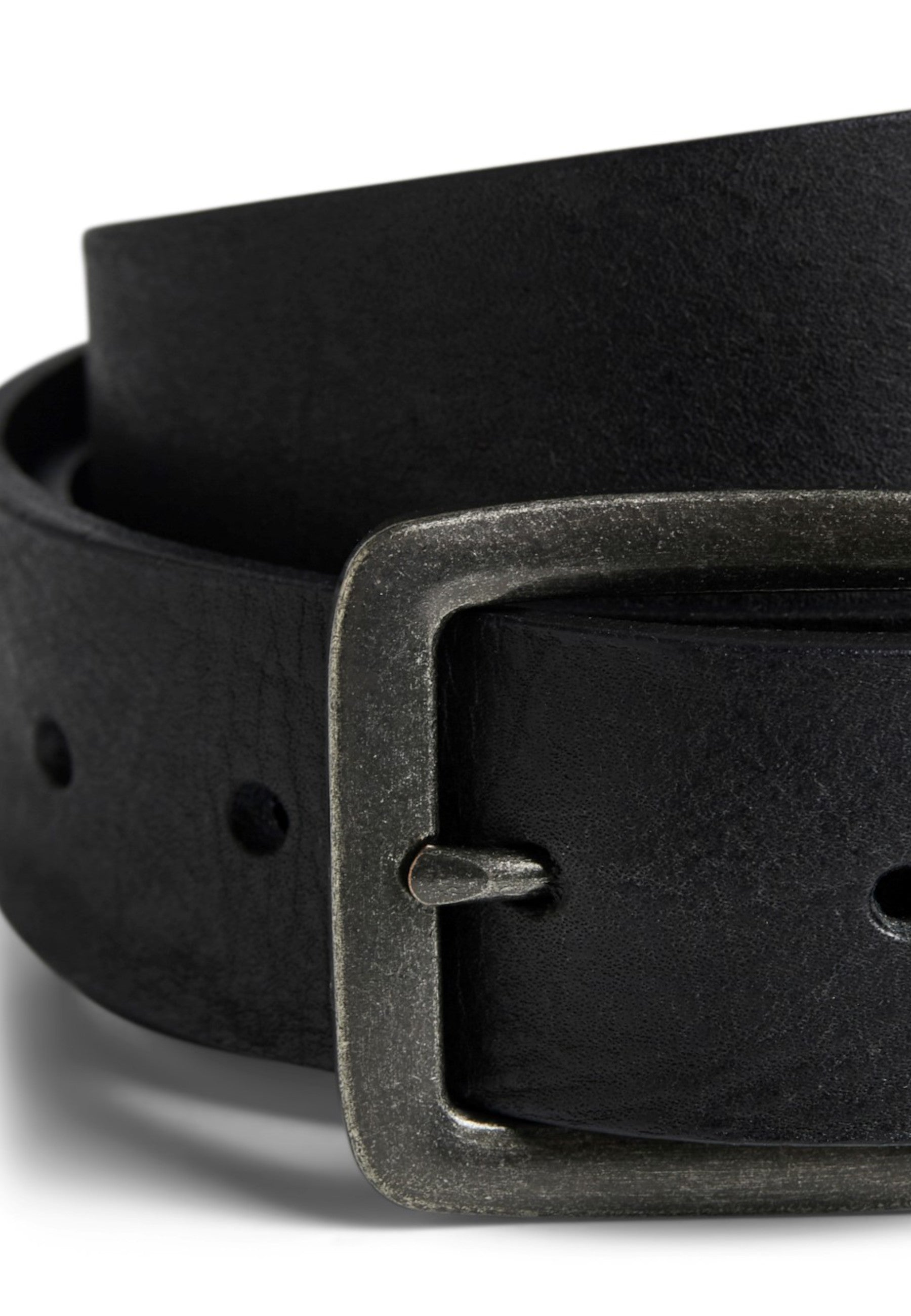 Cintura Jack & Jones Nera Victor in pelle<BR/> 12152757 /Black JACK & JONES 
