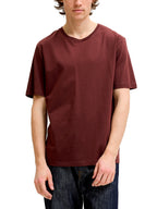 T-shir Jack & Jones Organic Vinaccia a maniche corte basic 12156101 /Bitter Chocolate JACK & JONES 