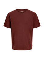 T-shir Jack & Jones Organic Vinaccia a maniche corte basic 12156101 /Bitter Chocolate JACK & JONES 