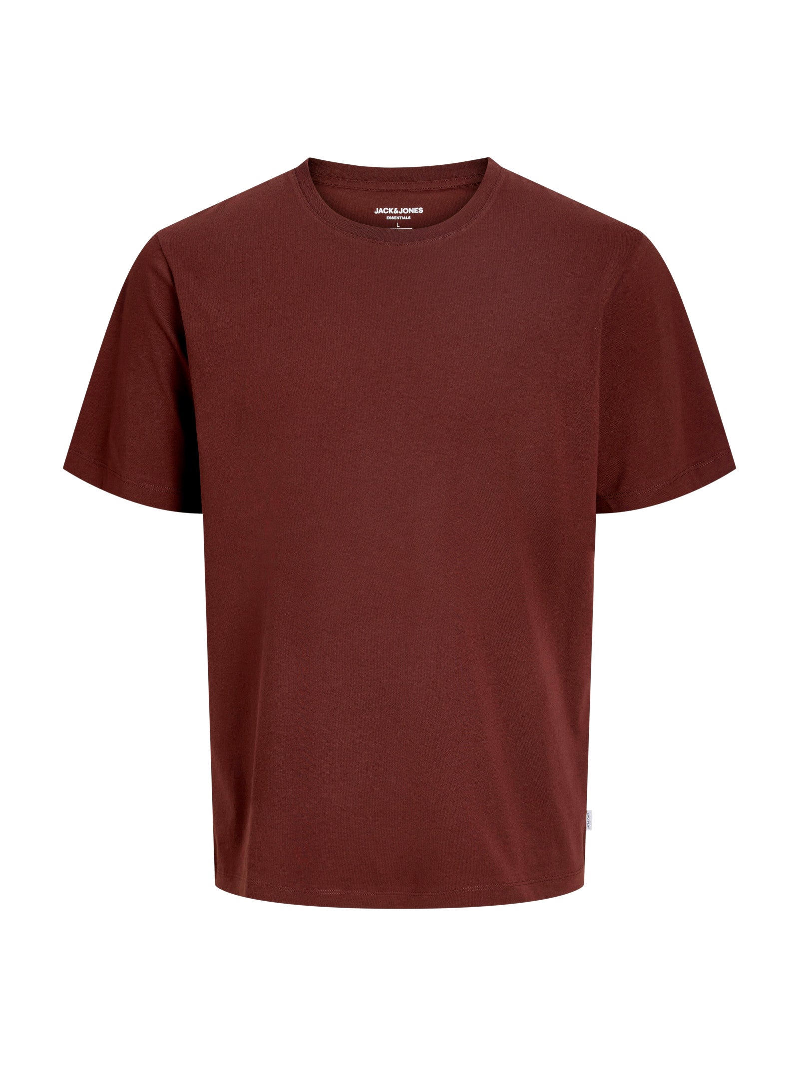 T-shir Jack & Jones Organic Vinaccia a maniche corte basic 12156101 /Bitter Chocolate JACK & JONES 