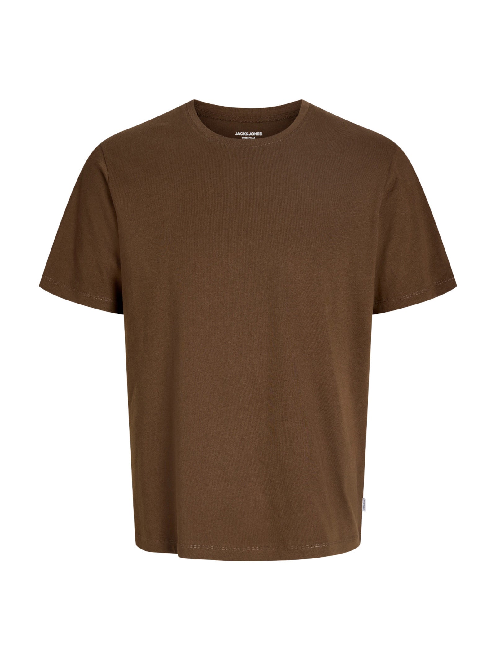 T-shir Jack & Jones Organic Marrone a maniche corte basic 12156101 /Cocoa JACK & JONES 