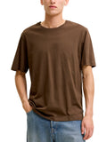 T-shir Jack & Jones Organic Marrone a maniche corte basic 12156101 /Cocoa JACK & JONES 