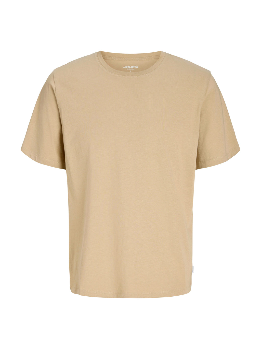 T-shir Jack & Jones Organic Beige a maniche corte basic 12156101 /Fields Of Rye JACK & JONES 