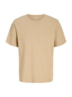 T-shir Jack & Jones Organic Beige a maniche corte basic 12156101 /Fields Of Rye JACK & JONES 