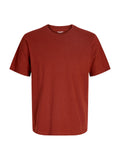 T-shir Jack & Jones Organic Mattone a maniche corte basic 12156101 /Fired Brick JACK & JONES 