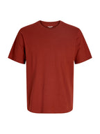 T-shir Jack & Jones Organic Mattone a maniche corte basic 12156101 /Fired Brick JACK & JONES 