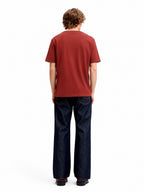 T-shir Jack & Jones Organic Mattone a maniche corte basic 12156101 /Fired Brick JACK & JONES 
