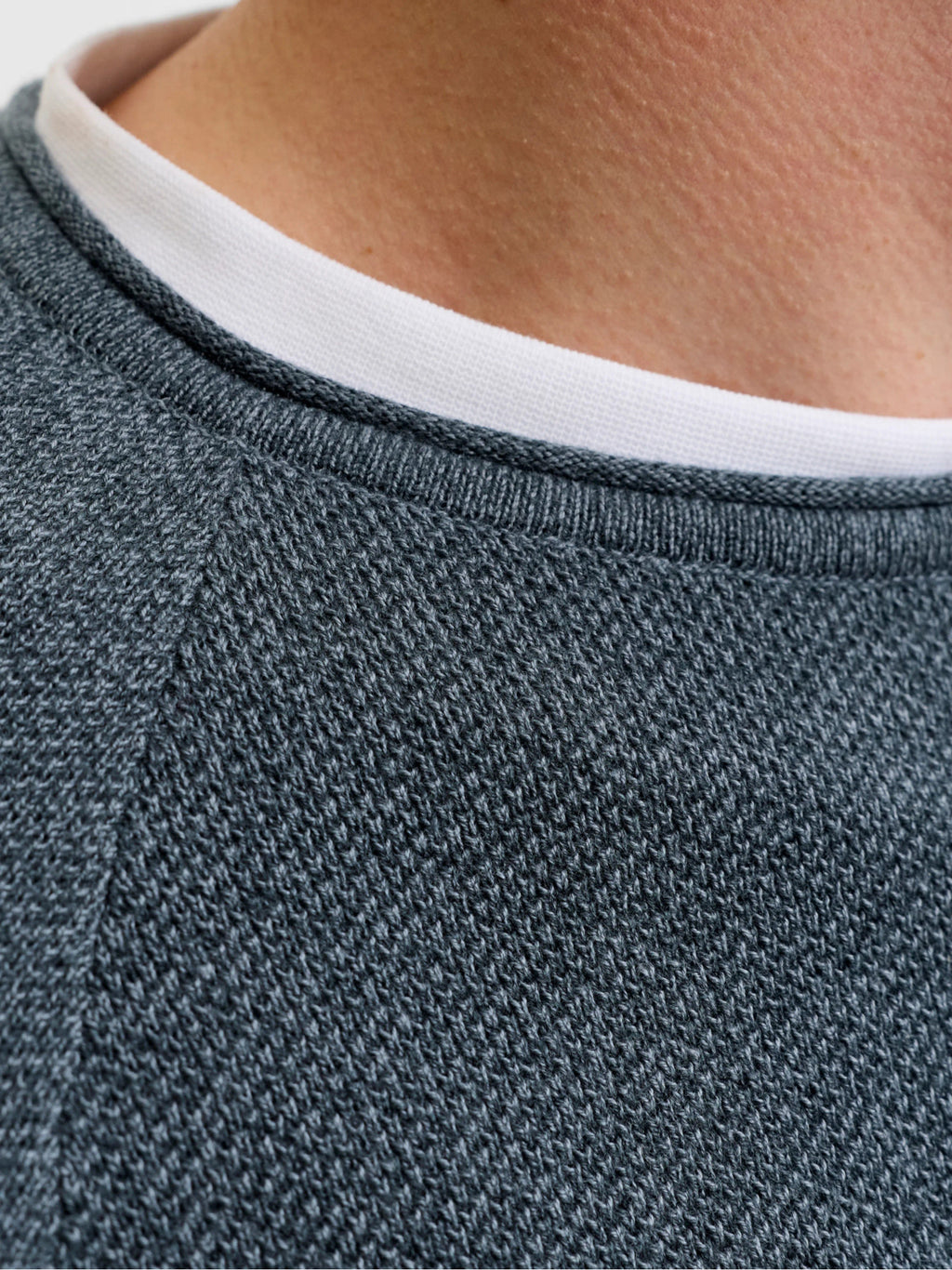 Maglia Jack & Jones Hill Antracite girocollo 12157321 /Turbulence JACK & JONES 
