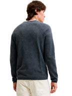 Maglia Jack & Jones Hill Antracite girocollo 12157321 /Turbulence JACK & JONES 