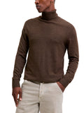 Maglia Jack & Jones Marrone Emil a collo alto 12157417 /Mulch JACK & JONES 
