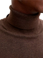 Maglia Jack & Jones Marrone Emil a collo alto 12157417 /Mulch JACK & JONES 