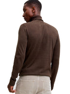 Maglia Jack & Jones Marrone Emil a collo alto 12157417 /Mulch JACK & JONES 