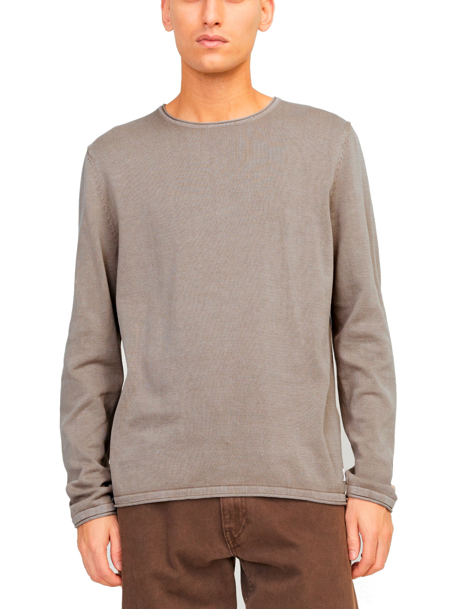 Maglia Jack & Jones Leo Beige girocollo 12174001 /Crockery JACK & JONES 