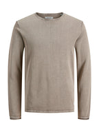 Maglia Jack & Jones Leo Beige girocollo 12174001 /Crockery JACK & JONES 
