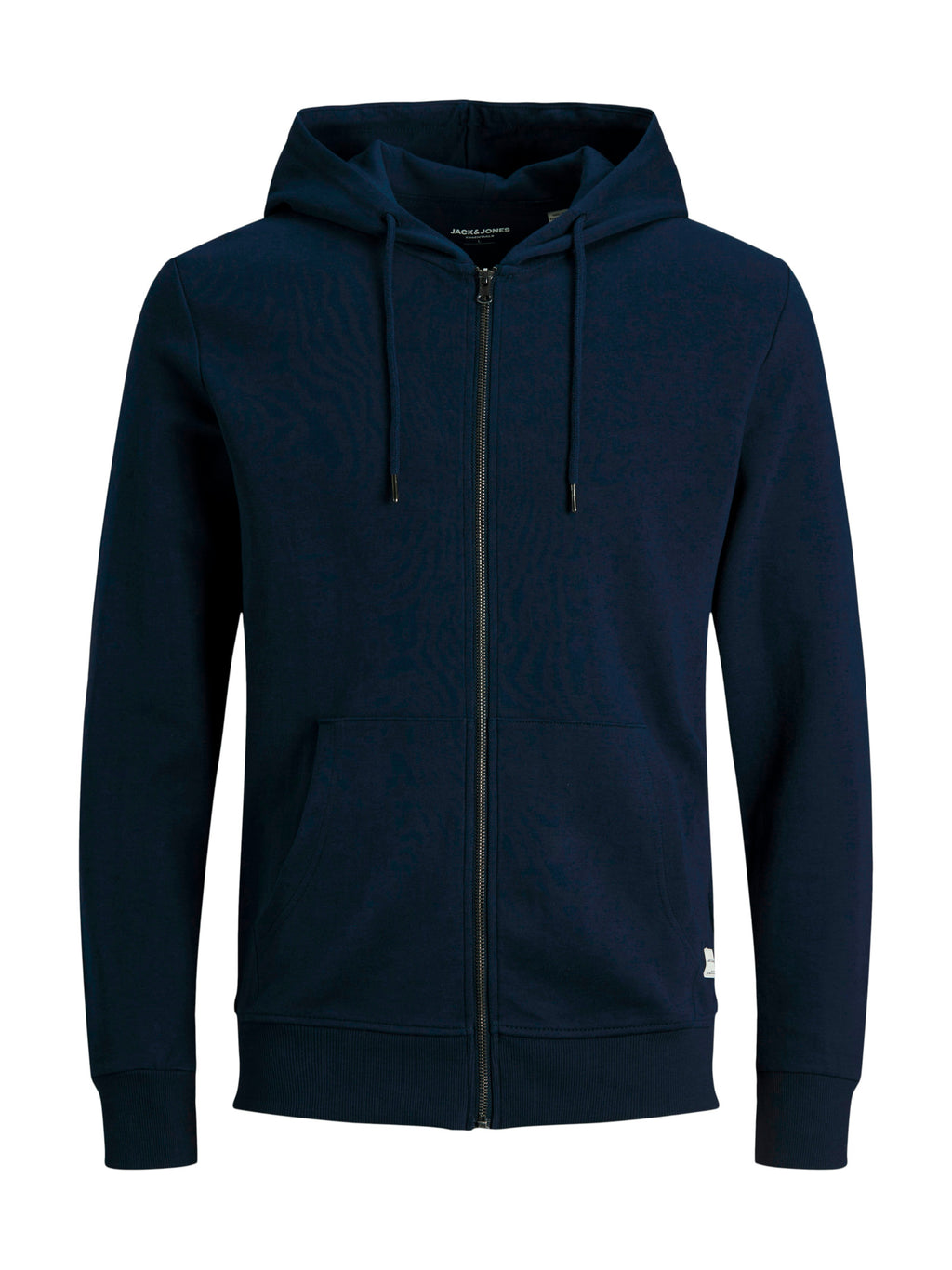 Felpa Jack & Jones Basic Blu con zip e cappuccio 12181901 /Navy Blazer JACK & JONES 
