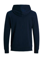 Felpa Jack & Jones Basic Blu con zip e cappuccio 12181901 /Navy Blazer JACK & JONES 